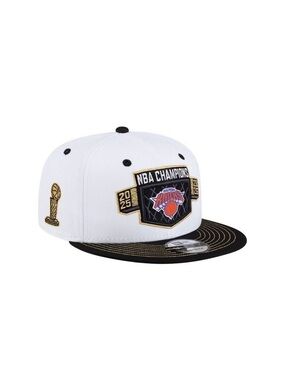 NBA Champions New York Knicks White & Black Snapback Hat